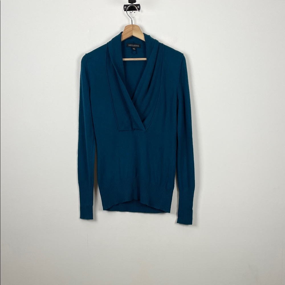 Banana Republic Teal Blue Luxury Cashmere Blend Sweater Pullover Women's S